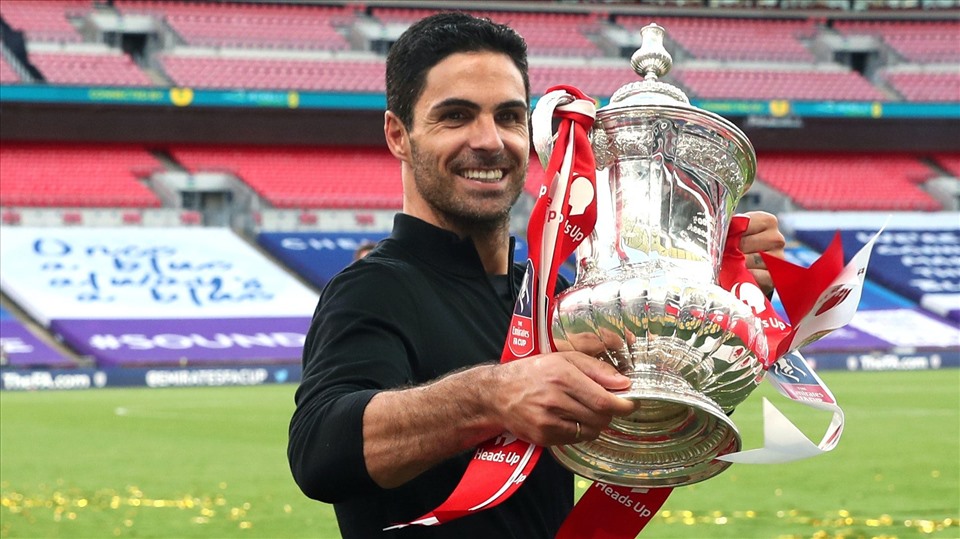 Arteta đang thành công. Ảnh: FA.