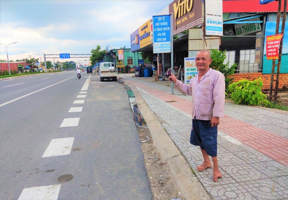 Hiện trường cách đây 6 năm là nơi mà chú 3 Dân bị cướp giật vé số. Ảnh: Thành Nhân