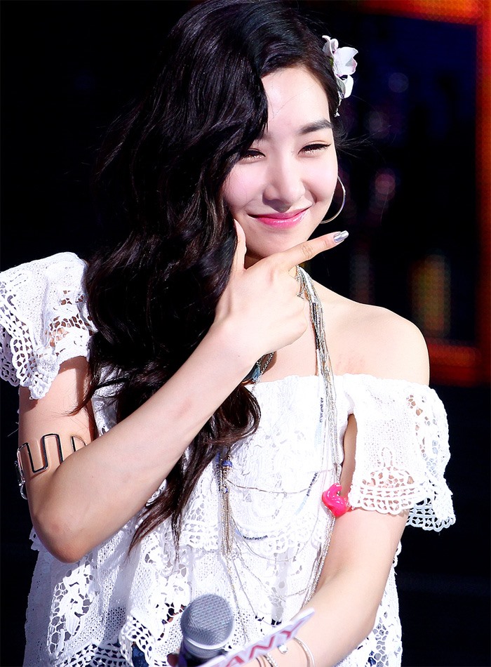 Đôi mắt đáng yêu nhiều người mơ ước của Tiffany (Ảnh: Chụp màn hình).