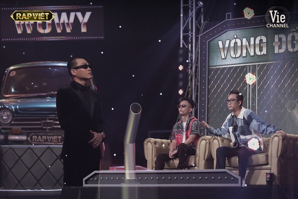 Wowy quyết liệt bảo vệ thi sinh. Ảnh: Vie Wowy quyết liệt bảo vệ thi sinh. Ảnh: Vie