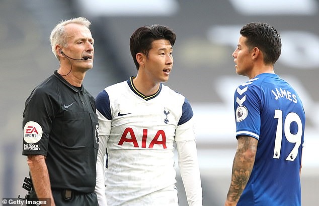 James và Son là 2 cầu thủ nguy hiểm nhất bên phía Tottenham và Everton. Ảnh: Getty