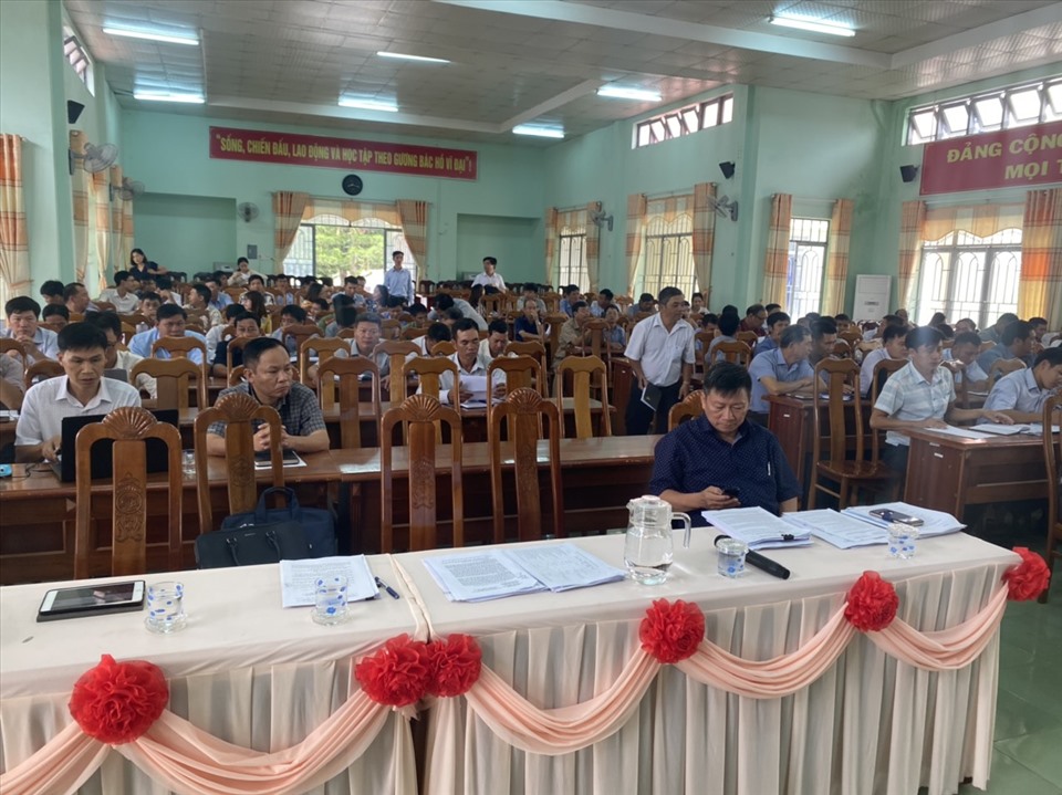 Quang cảnh buổi tập huấn. Ảnh B.T