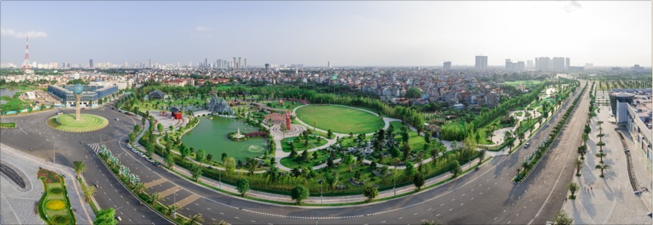Chuỗi công viên liên hoàn với 16 chủ đề, giúp cư dân hưởng thụ cuộc sống tràn đầy năng lượng.