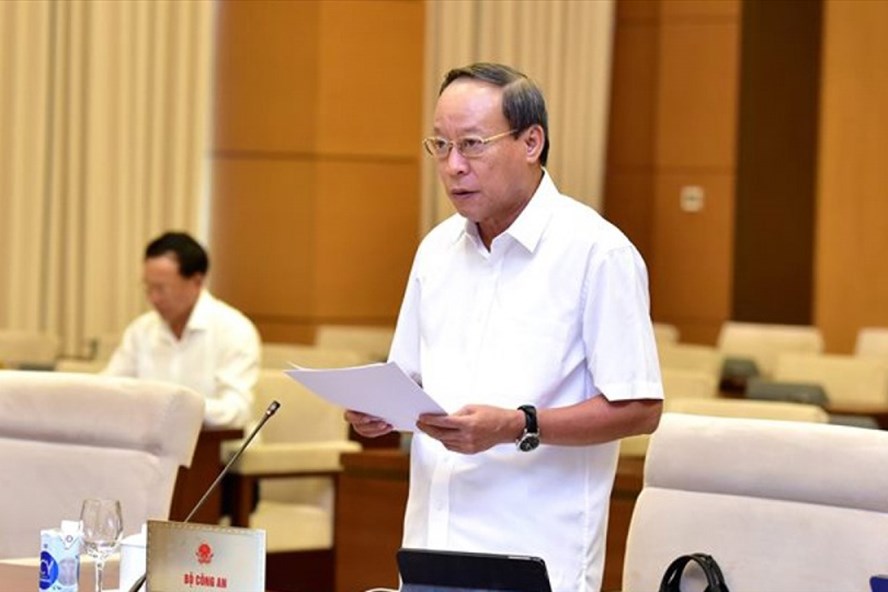 Thượng tướng Lê Quý Vương: Sẽ mở cao điểm đấu tranh, trấn áp tội phạm liên quan đến “tín dụng đen”. Ảnh Gia Hân