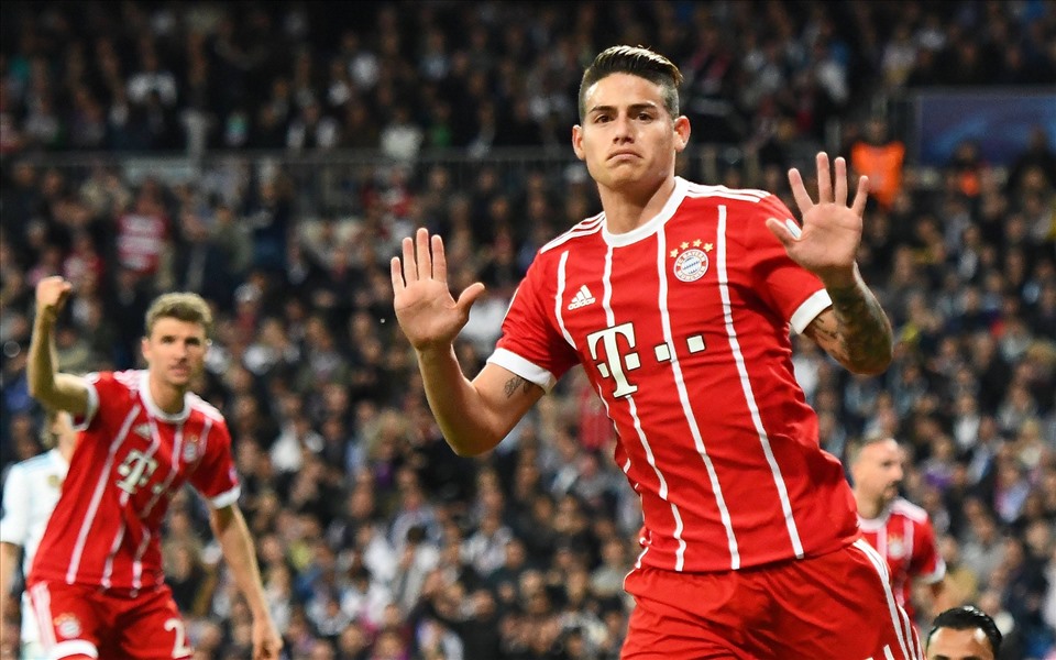 James Rodriguez chấp nhận bị đem cho mượn vì mong muốn chơi bóng thường xuyên. Ảnh: Getty Images