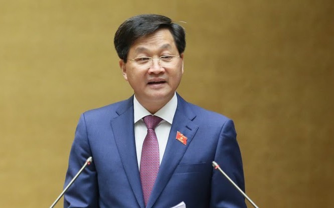 Tổng Thanh tra Chỉnh phủ Lê Minh Khái báo cáo về công tác phòng chống tham nhũng. Ảnh: QV.