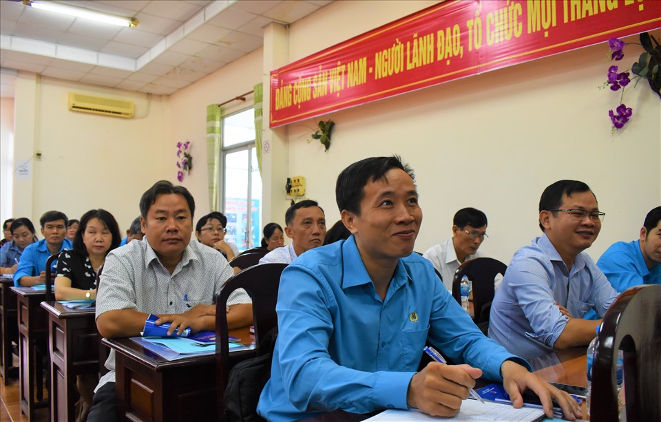 Các học viên tham gia lớp tập huấn nghiệp vụ. Ảnh: Thành Nhân