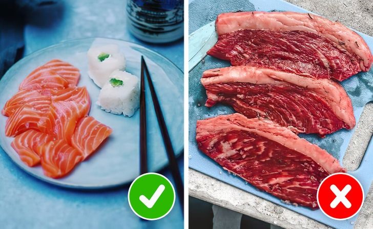 Chế độ ăn uống truyền thống của Nhật Bản cân bằng và lành mạnh Chế độ ăn uống điển hình của người Nhật có nhiều ngũ cốc và rau. Người dân đất nước này không ăn nhiều thịt đỏ như ở Hoa Kỳ hoặc Tây Âu. Thịt đỏ có nhiều cholesterol hơn cá có thể gây ra nguy cơ các bệnh tim mạch, nhồi máu cơ tim, và đột quỵ. Ngoài ra, người Nhật không ăn nhiều sữa. Sữa là một  nguồn chất béo bão hòa có thể góp phần gây ra bệnh tim, tiểu đường và bệnh Alzheimer. Họ cũng uống nhiều trà xanh thay vì cà phê vì trà xanh chứa nhiều chất chống oxy hóa.