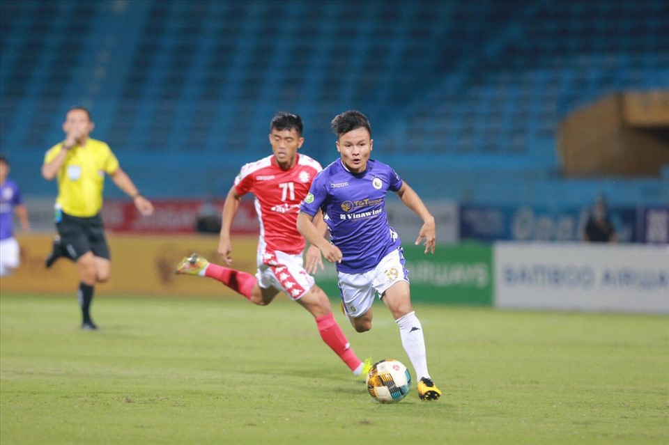 Quang Hải thi đấu ấn tượng. Ảnh: T.X