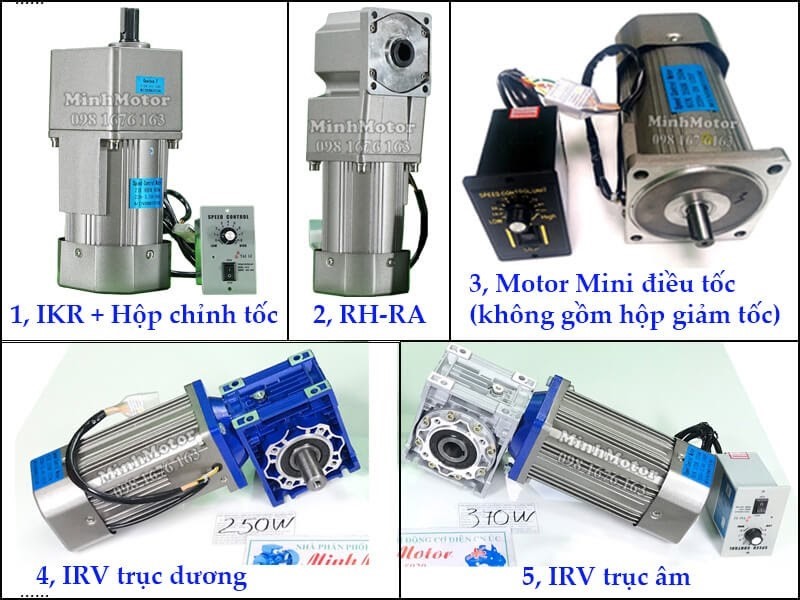 Motor 1 pha mini biến đổi tốc độ chuyên việc gia dụng