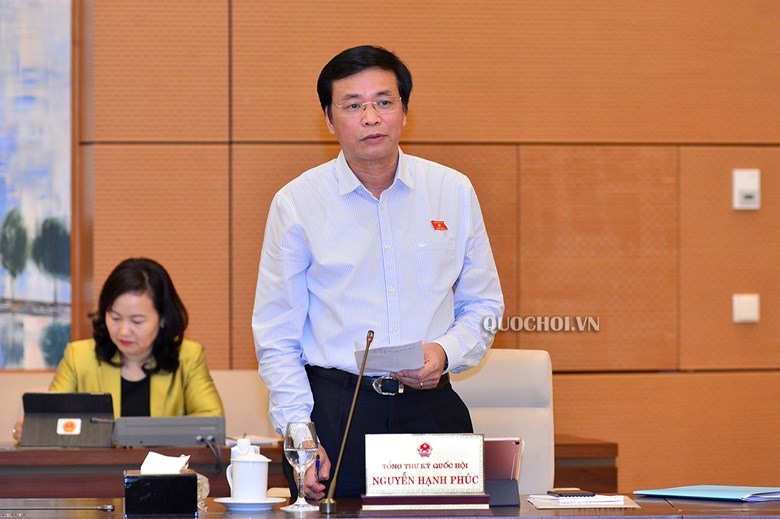 Tổng Thư ký Quốc hội, Chủ nhiệm Văn phòng Quốc hội Nguyễn Hạnh Phúc. Ảnh Quochoi.vn