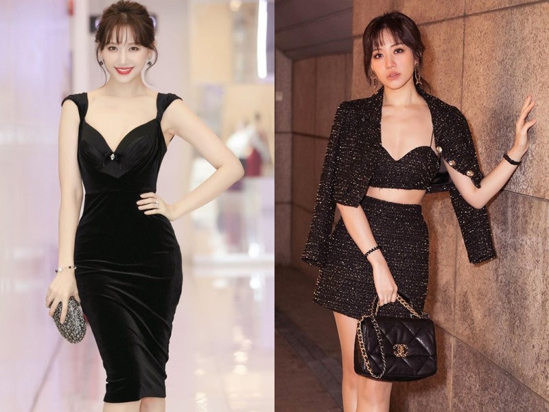 Vóc dáng thon gọn kết hợp chiều cao ấn tượng làm Hari Won tỏa sáng hơn khi diện váy áo ôm sát (Ảnh: Chụp màn hình).