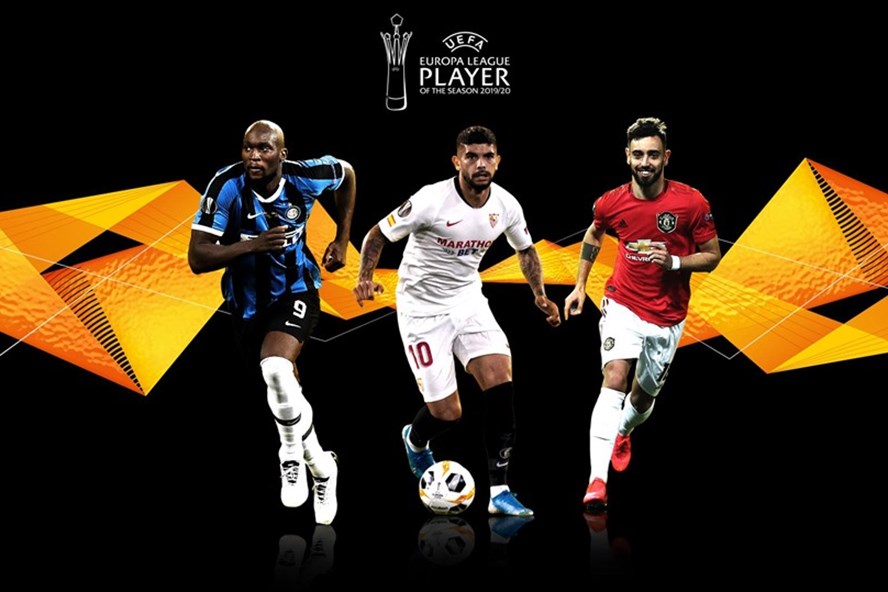 3 ứng viên giành giải Cầu thủ xuất sắc nhất Europa League mùa giải 2019-20. Ảnh: UEFA