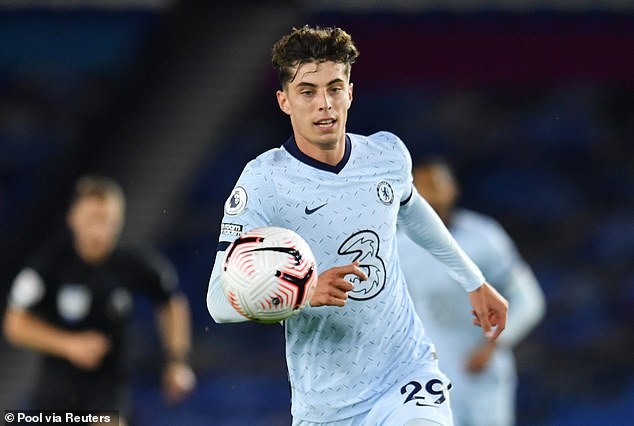 Tân binh 80 triệu bảng Kai Havertz của Chelsea. Ảnh: Pool.