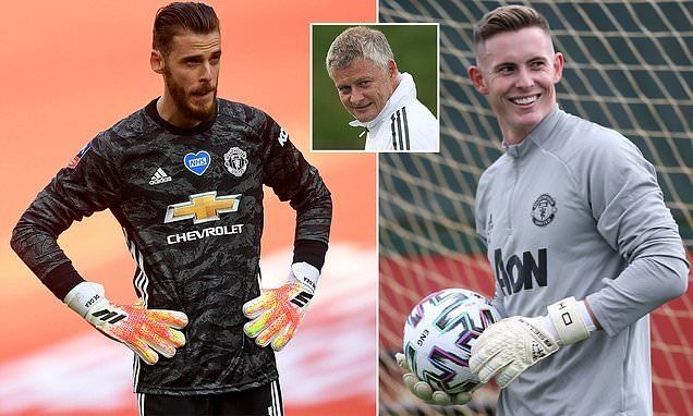 De Gea hay Henderson? Ảnh: Daily Mail.