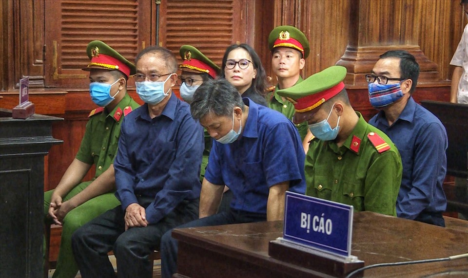 Ông Nguyễn Thành Tài và các đồng phạm tại phiên tòa