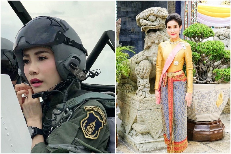 Hoàng quý phi Thái Lan Sineenat Wongvajirapakdi. Ảnh: Khaosod.