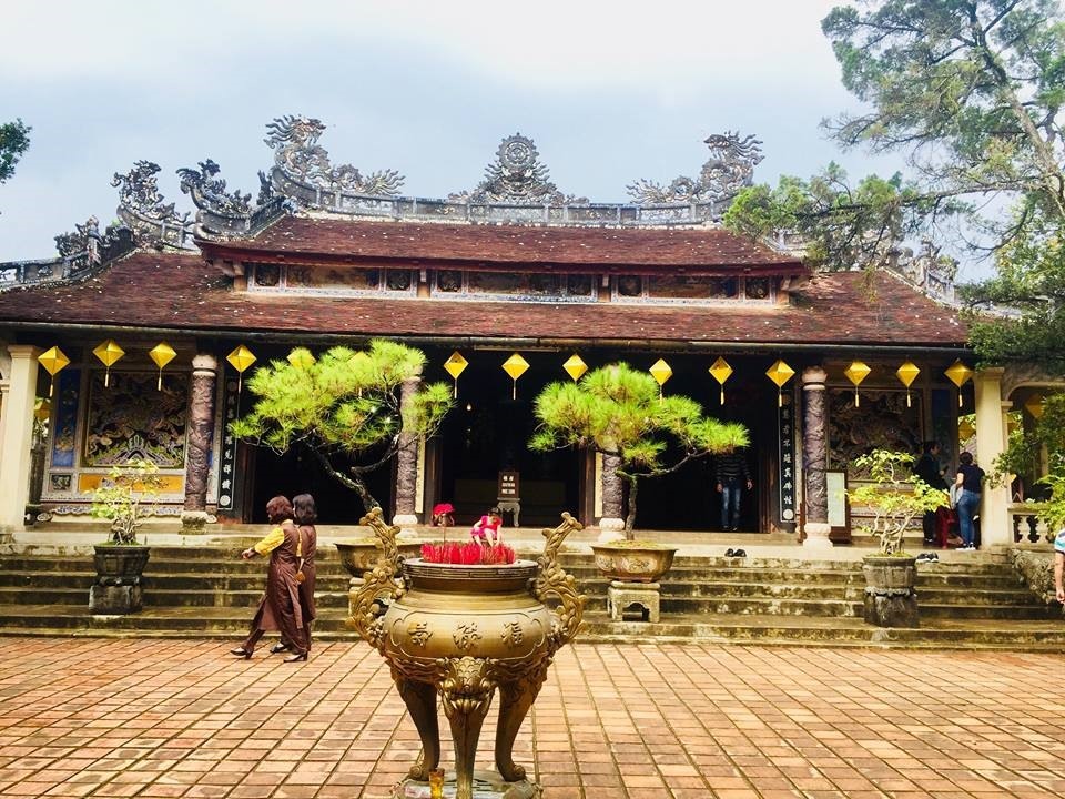 Chánh điện chùa Từ Hiếu (trước khi trùng tu). Ảnh: Phúc Đạt.