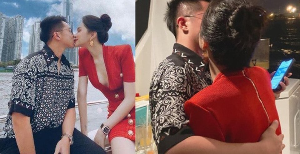 Hương Giang hôn Matt Liu. Ảnh: Chụp màn hình Hương Giang hôn Matt Liu. Ảnh: Chụp màn hình