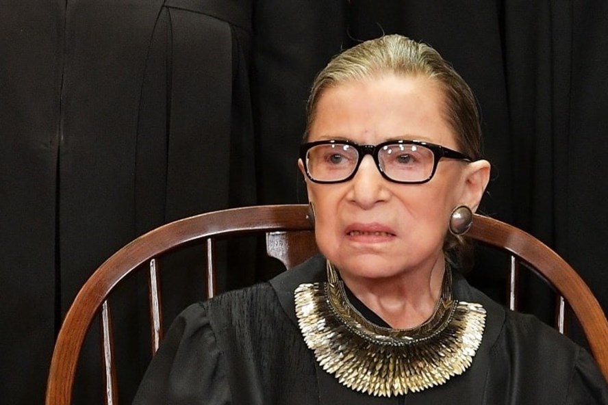 Thẩm phán toà án tối cao Mỹ Ruth Bader Ginsburg qua đời ngày 18.9. Ảnh: AFP