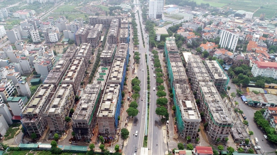 Shophouse tại Him Lam Vạn Phúc đã xây dựng gần như xong mới được tung ra thị trường