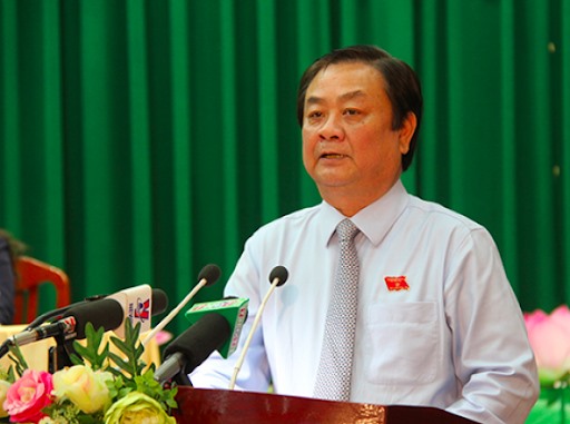 Ông Lê Minh Hoan - Ủy viên Trung ương Đảng, Bí thư Tỉnh ủy, Trưởng Đoàn đại biểu Quốc hội khóa XIV tỉnh Đồng Tháp giữ chức Thứ trưởng Bộ NNPTNT. Ảnh: NN