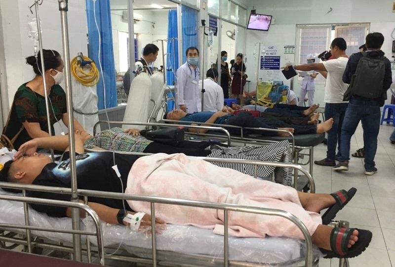 Cách đây không lâu, có trường hợp nhiều người đã nhập viện do nghi bị ngộ độc thực phẩm tại Vũng Tàu đều có triệu chứng đau bụng, nôn ói, tiêu chảy. Ảnh: Nguyên Dũng