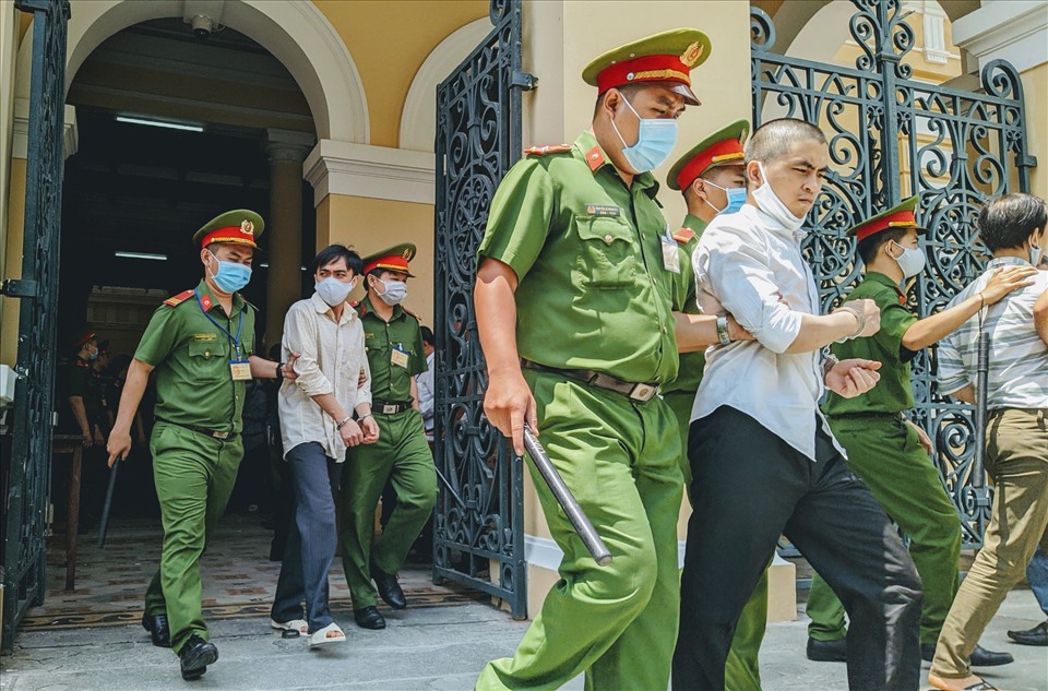 Các bị cáo khác. Ảnh: Anh Tú
