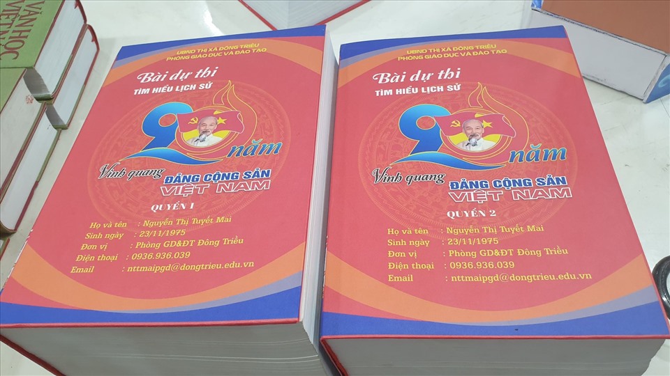 Không chỉ đẹp về hình thức, mà các bài thi được đánh giá rất cao về nội dung. Ảnh: Nguyễn Hùng