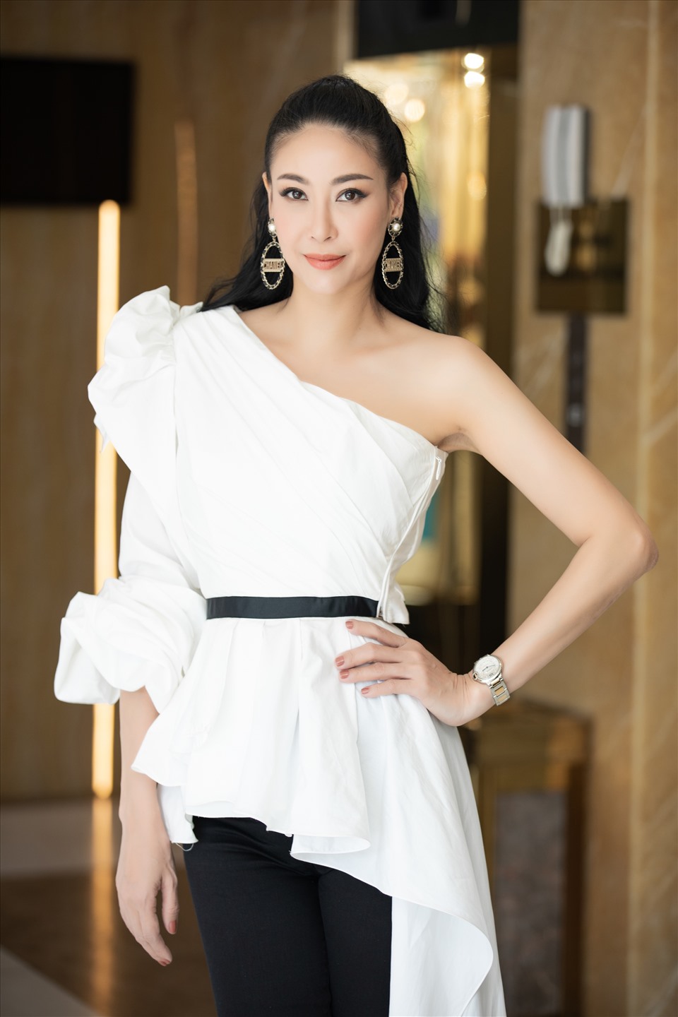 Hoa hậu Hà Kiều Anh hiện đang có cuộc sống viên mãn. Ảnh: Sen Vàng.