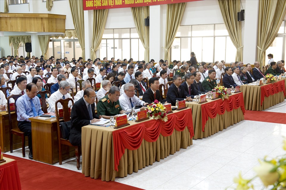 Đồng chí Võ Văn Thưởng, Ủy viên Bộ Chính trị, Bí thư Trung ương Đảng, Trưởng Ban Tuyên giáo Trung ương dự Đại hội. Ảnh: Lục Tùng