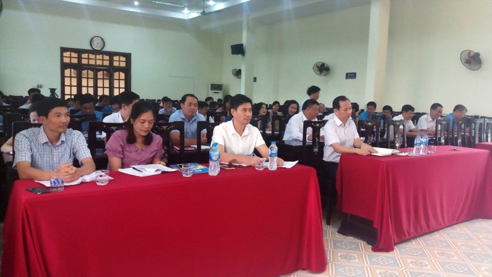 Các đại biểu tham dự hội nghị bàn về các giải pháp phát triển đoàn viên. Ảnh: Quách Du