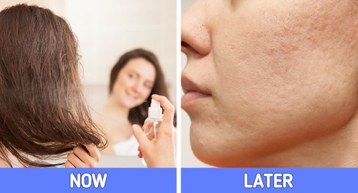 Sai lầm khi chăm sóc da lạm dụng nhiều sản phẩm tóc
