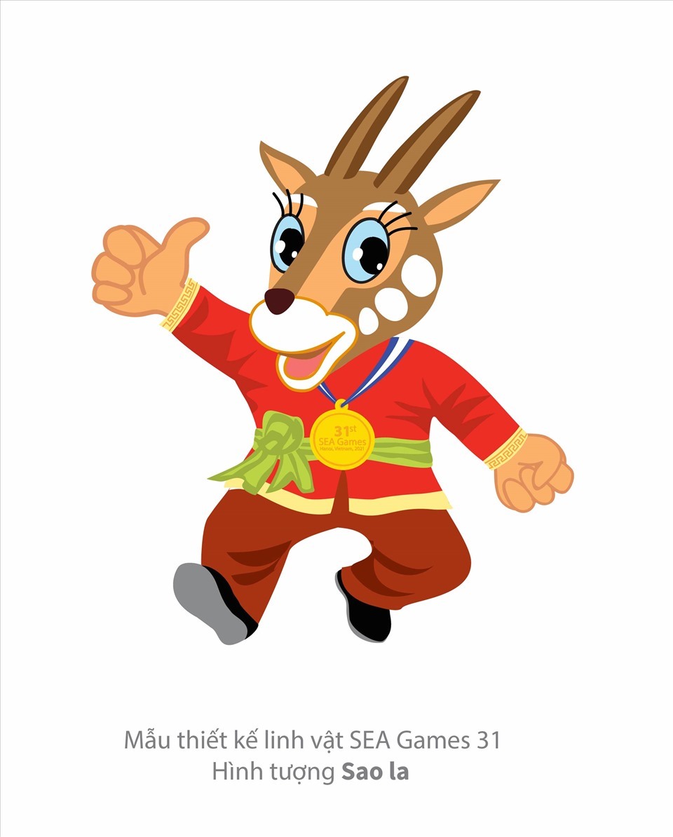 Nếu được ban tổ chức thông qua, sao la sẽ là linh vật chính thức của SEA Games 31.