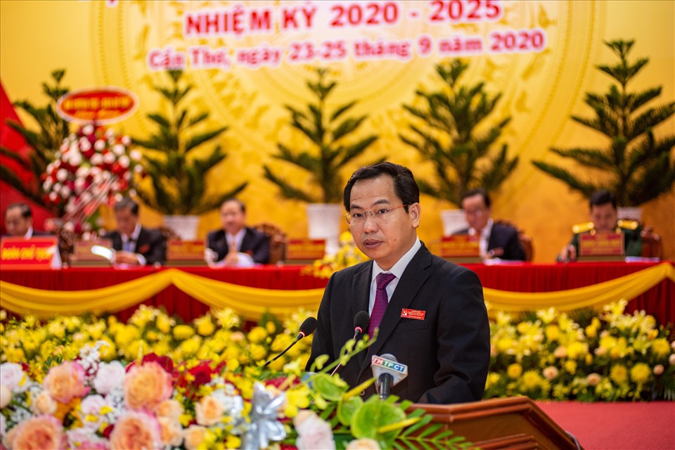 Ông Lê Quanh Mạnh, tân Bí thư Thành ủy Cần Thơ. Ảnh: P.V.