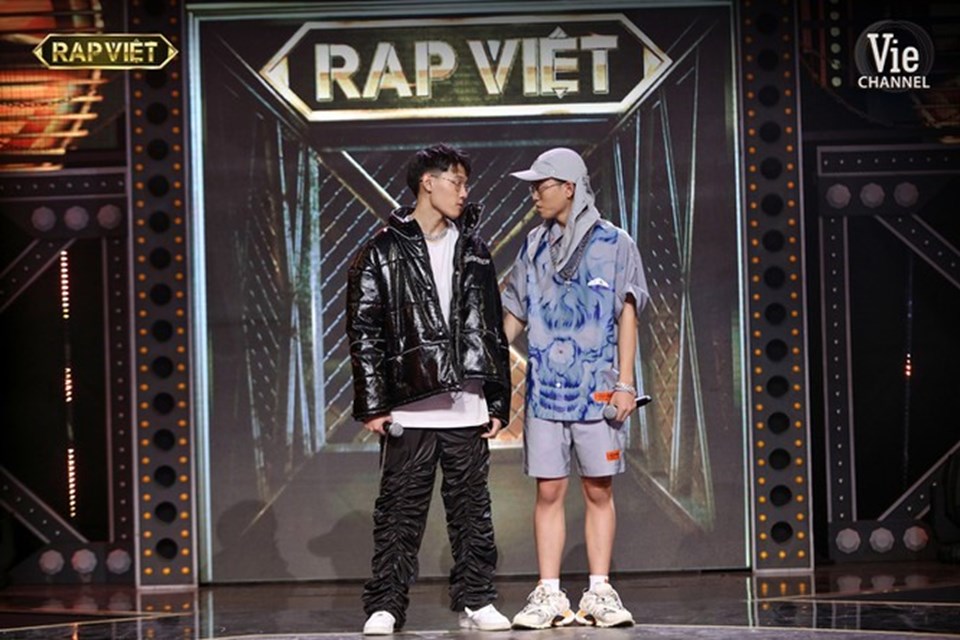 Hai chiến binh của Suboi tại vòng Đối đầu Rap Việt. Ảnh: Vie Hai chiến binh của Suboi tại vòng Đối đầu Rap Việt. Ảnh: Vie
