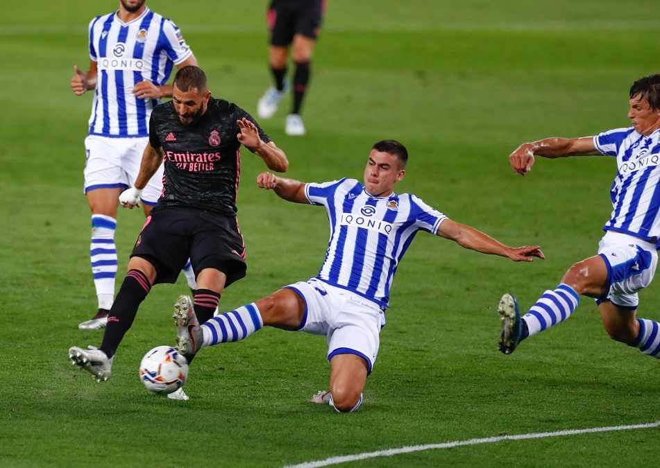 Real Madrid chưa tận dụng được các cơ hội ở trận đấu với Real Sociedad. Ảnh: Getty Images