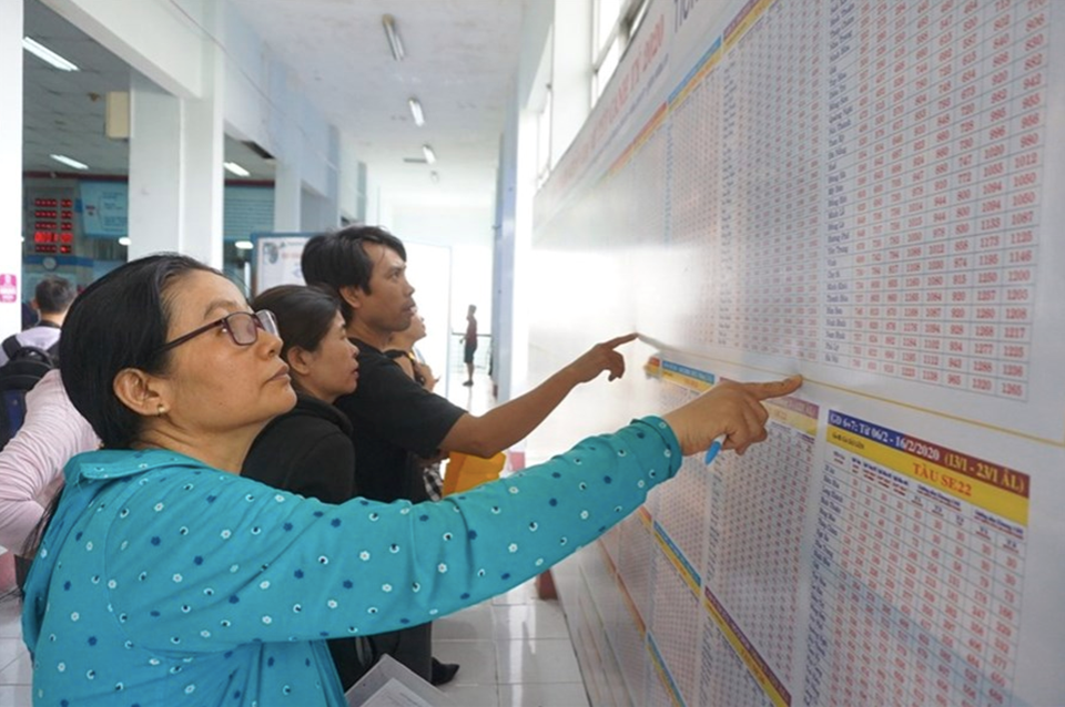 Mua vé tàu Tết 2021, hành khách cần mang giấy tờ gì? Ảnh: Minh Quân Mua vé tàu Tết 2021, hành khách cần mang giấy tờ gì? Ảnh: Minh Quân