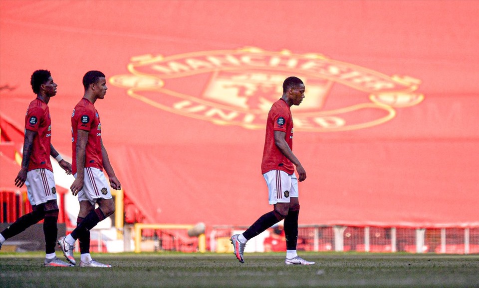 Bộ ba Marcus Rashford, Anthony Martial và Mason Greenwood ghi tổng cộng 62 bàn cho Man United ở mùa giải trước. Ảnh: Getty Images