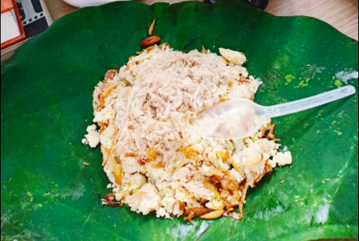 Xôi lá sen mang đậm hương vị miền Bắc. Ảnh: Ngọc Lê