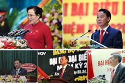 Chân dung những Bí thư Tỉnh uỷ vừa mới đắc cử tại Đại hội khoá mới