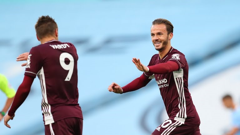 Maddison có siêu phẩm. Ảnh: Getty.