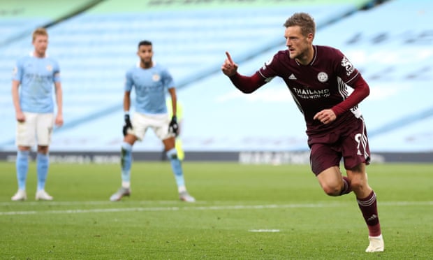Hat-trick cho Vardy. Ảnh: Getty.
