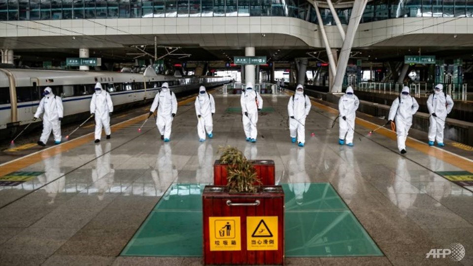 Vũ Hán, Trung Quốc, là thành phố bị phong tỏa đầu tiên kể từ khi COVID-19 bùng phát. Ảnh: AFP