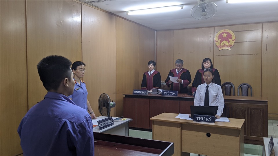 Diễn biến phiên tòa. Ảnh: Anh Tú