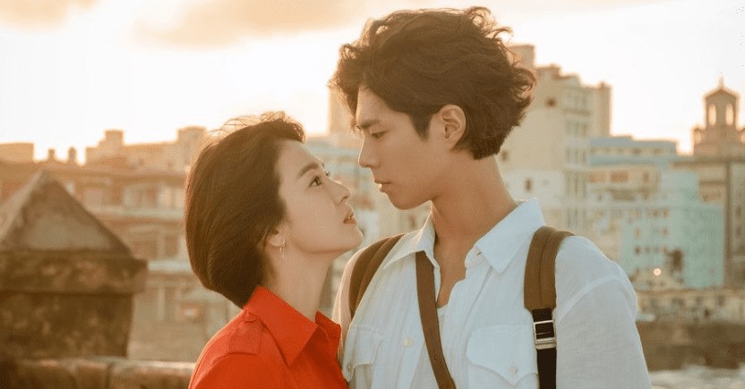 Song Hye Kyo và Park Bo Gum trên màn ảnh. Ảnh chụp màn hình.