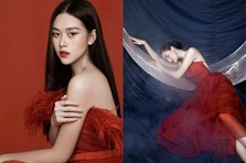 Á hậu Tường San hoá chị Hằng, đẹp ma mị đón Tết Trung thu