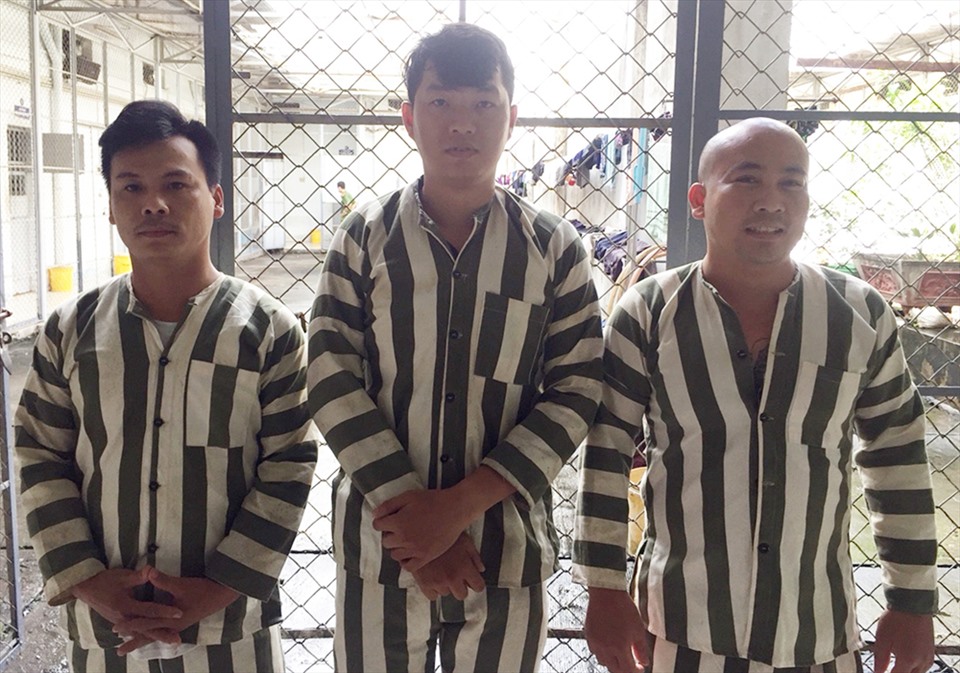 3 đối tượng Hoàng, Nhân và Phong “Quyền“đã bị công an bắt. Ảnh: Công an