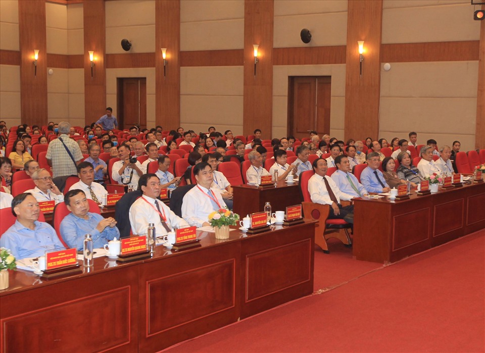 Các đại biểu tham dự hội nghị thông báo khảo cổ học toàn quốc lần thứ 55 - năm 2020 ngày 29.9 tại Hải Phòng - ảnh MH