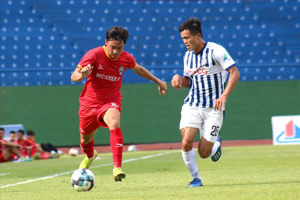 Bình Dương đá giao hữu trên sân nhà với Bà Rịa Vũng Tàu. Ảnh: BFC/Phương Hùng Bình Dương đá giao hữu trên sân nhà với Bà Rịa Vũng Tàu. Ảnh: BFC/Phương Hùng